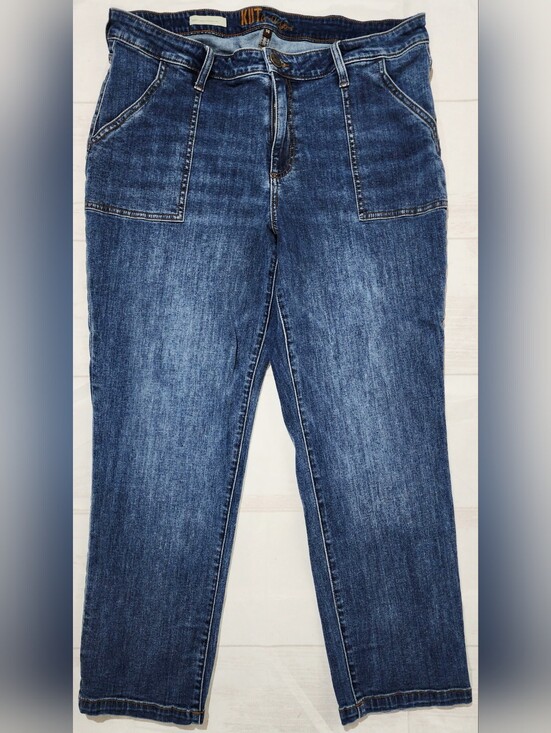 Kut from the Kloth Denim - KUT from the Kloth Katy Straight Leg Ankle Jeans Size 14